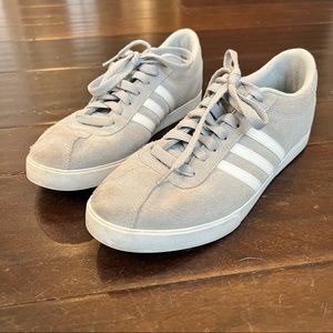 Women’s Adidas Cloudset in Gray, size 9 1/2.